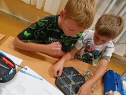 "Noc Bibliotek" Filii Bibliotecznej i biblioteki szkolnej w Chludniach - "Do dzieła!"   