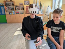 Warsztaty z wykorzystaniem okularów VR w klasach VII–VIII