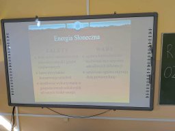 Zajęcia na temat odnawialnych źródeł energii