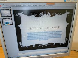 Zajęcia na temat odnawialnych źródeł energii