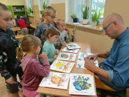 Pan Poeta w Szkole Podstawowej w Chludniach 