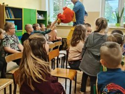 Pan Poeta w Szkole Podstawowej w Chludniach 