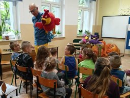 Pan Poeta w Szkole Podstawowej w Chludniach 