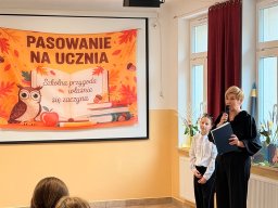 Uroczyste ślubowanie pierwszoklasistów