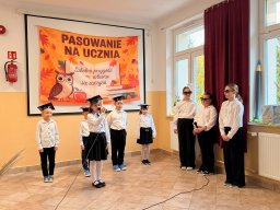 Uroczyste ślubowanie pierwszoklasistów
