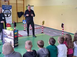 Wizyta pracowników Wojewódzkiego Ośrodka Ruchu Drogowego w Łomży