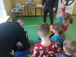 Wizyta pracowników Wojewódzkiego Ośrodka Ruchu Drogowego w Łomży