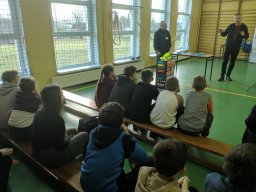 Wizyta pracowników Wojewódzkiego Ośrodka Ruchu Drogowego w Łomży